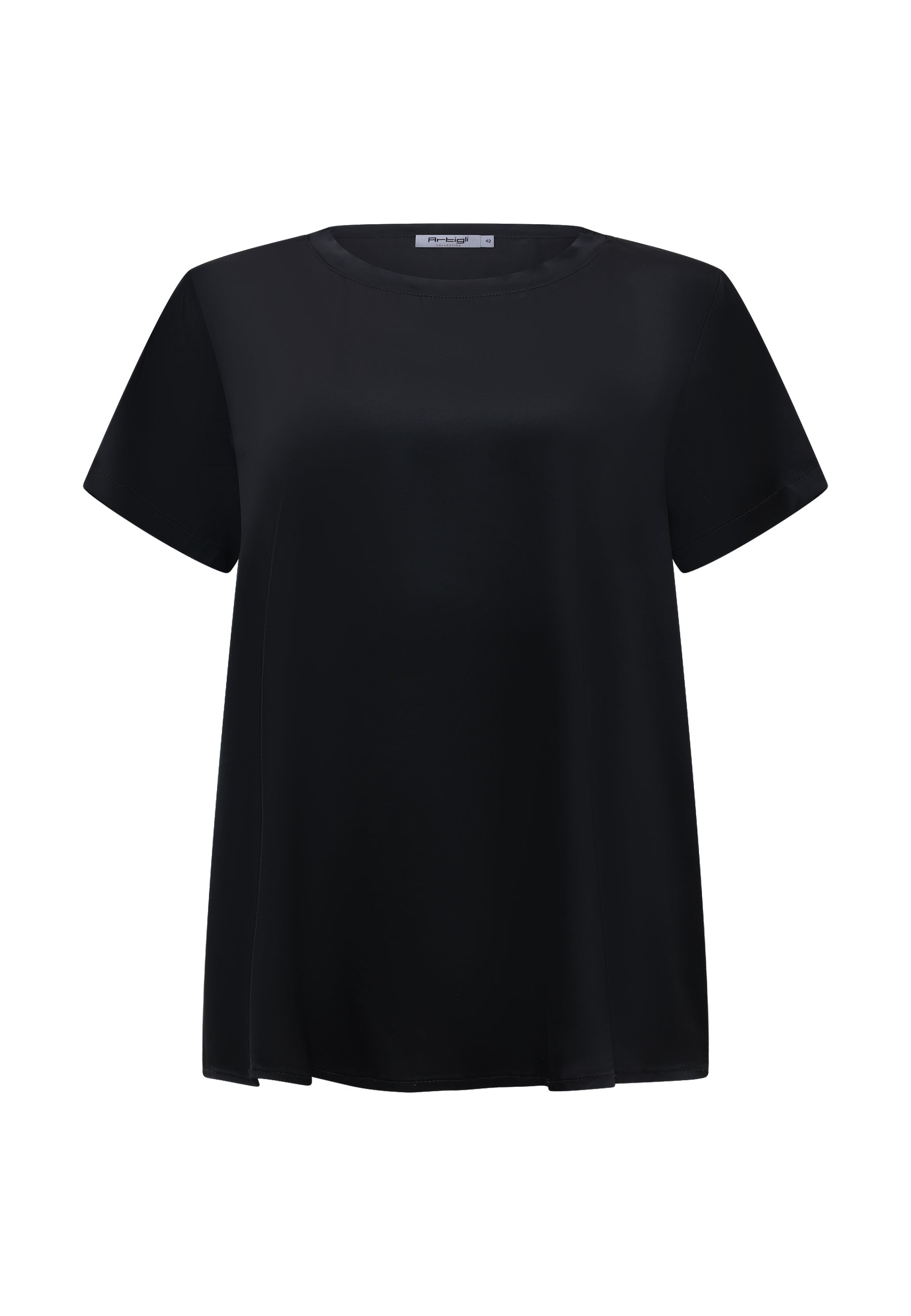 Blusa Girocollo in viscosa Eleonora Stasi