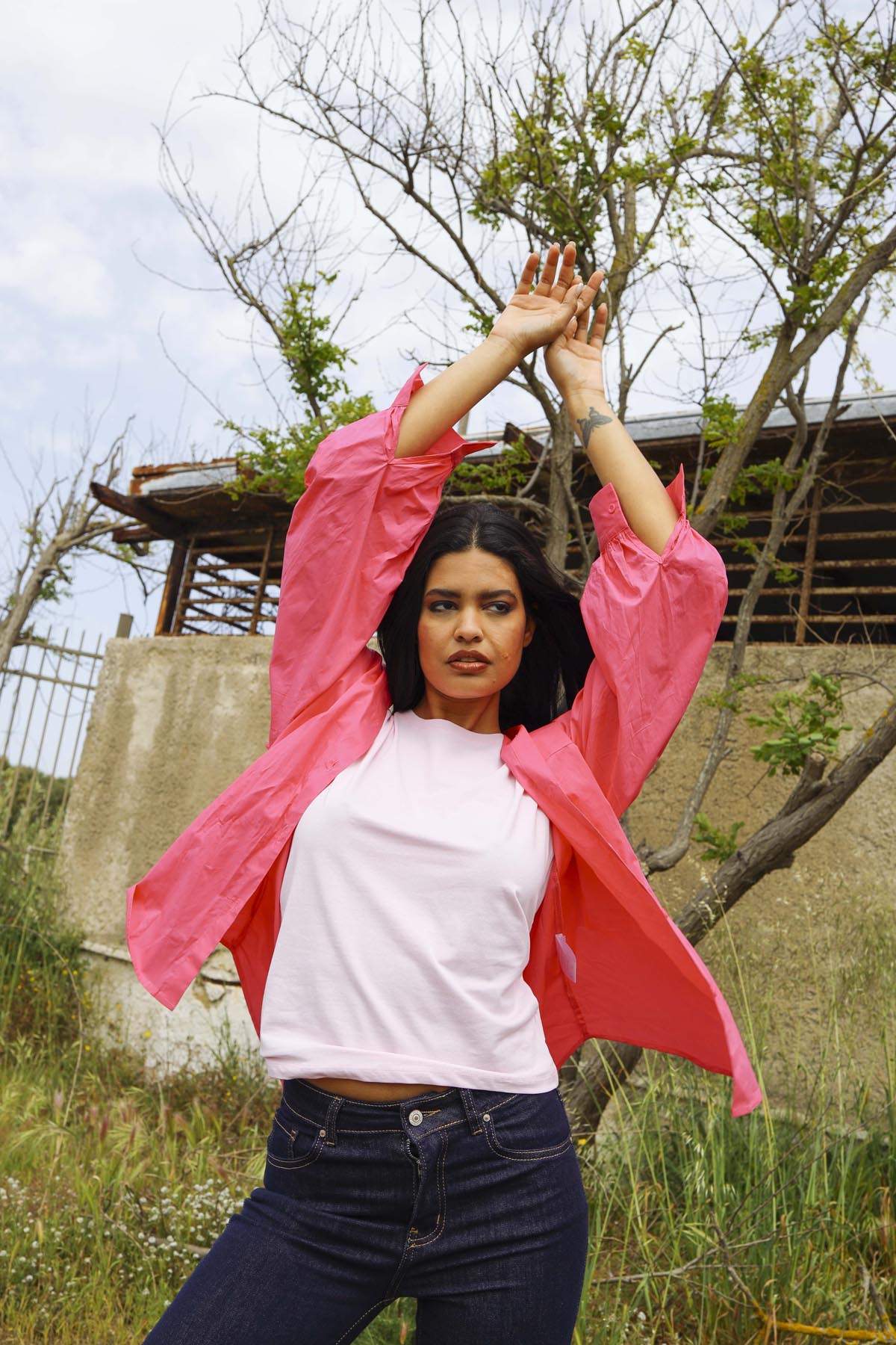 Camicia oversize in cotone Eleonora Stasi