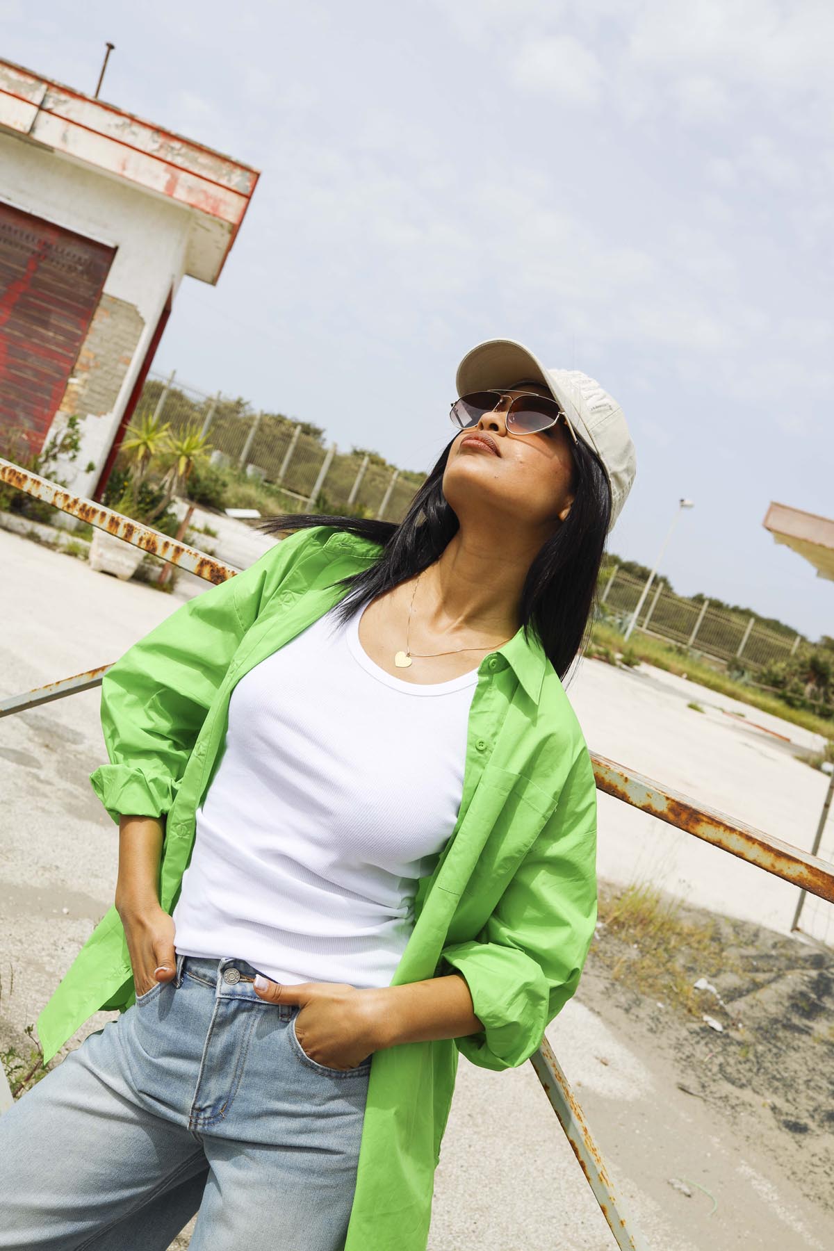 Camicia oversize in cotone Eleonora Stasi