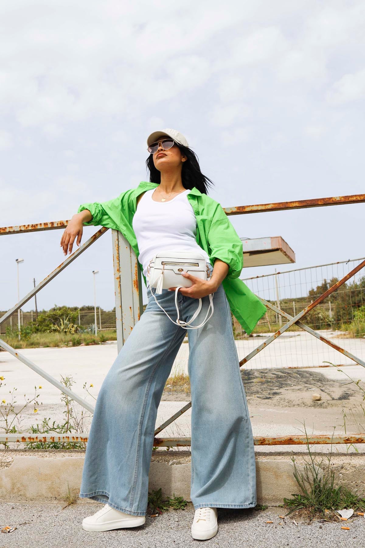 Camicia oversize in cotone Eleonora Stasi