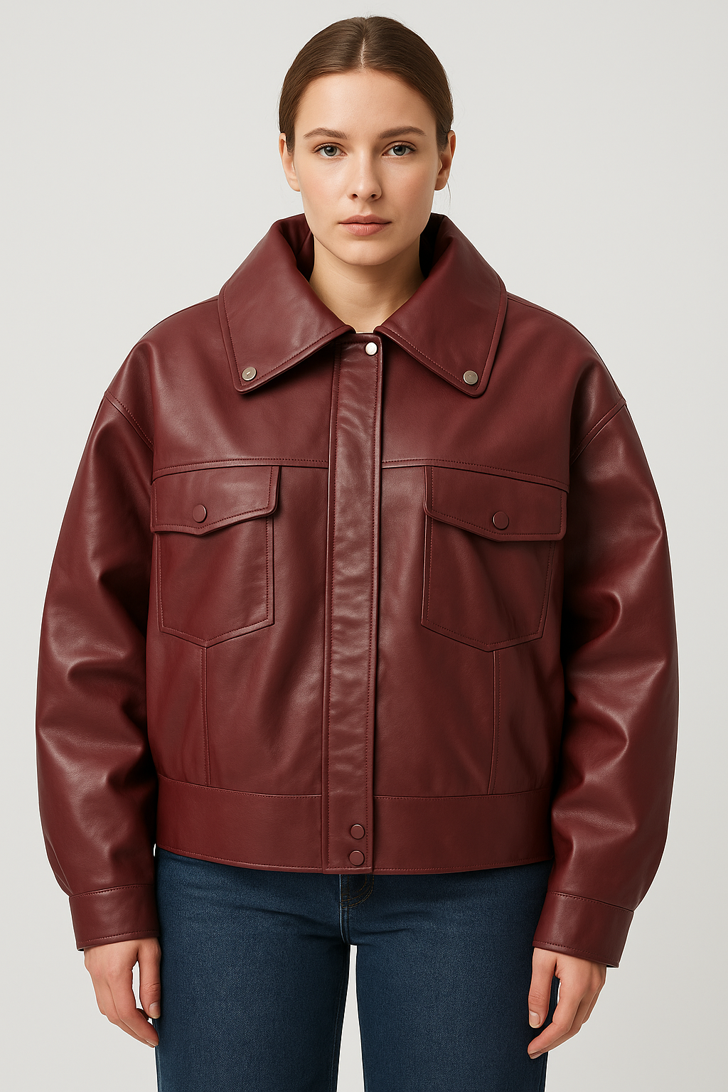 BOMBER OVERSIZE CON TASCONI ELEONORA STASI