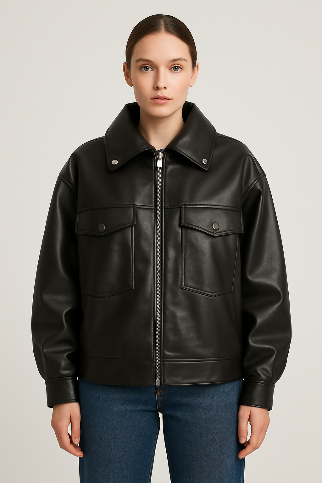 BOMBER OVERSIZE CON TASCONI ELEONORA STASI
