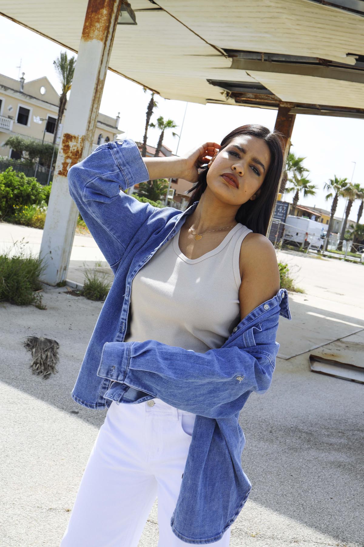 Camicia Denim Oversize Eleonora Stasi