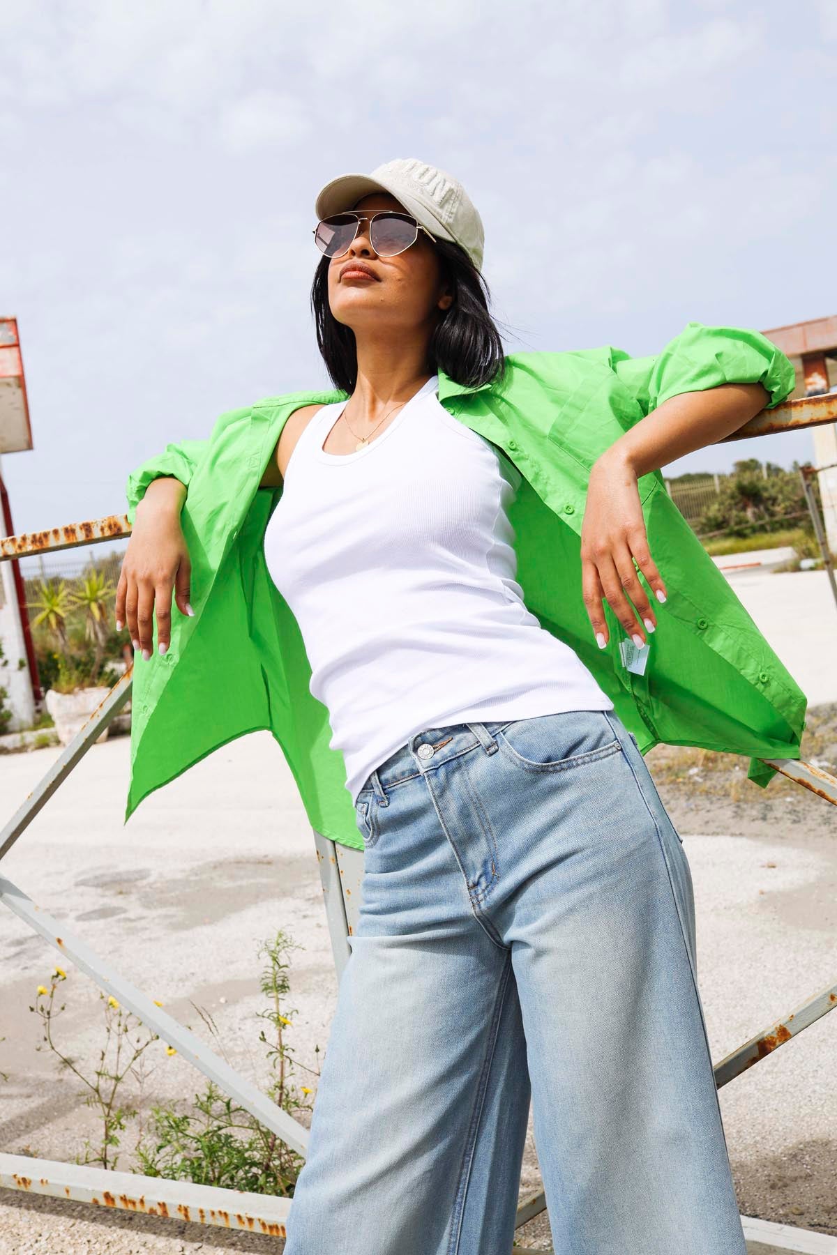 Camicia oversize in cotone Eleonora Stasi